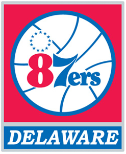 Delaware 87ers 2013-Pres Primary Logo iron on heat transfer